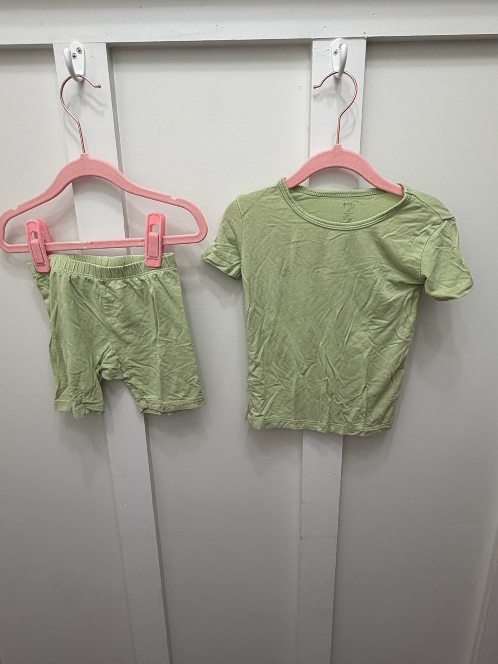 Kyte BABY Light Green Short Sleeve Pajama Set